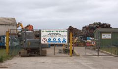 The 60 North Recycling base at Greenhead