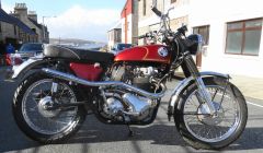 1968 Norton P11 650cc belonging to Frank Johnson of Lerwick.