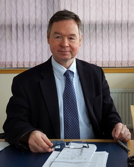 New joint principal of Shetland College and the NAFC Marine Centre, Willie Shannon.