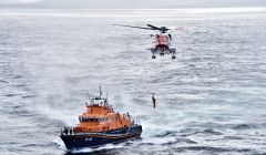 Passengers on the ferry Horsey could witness an exercise involving the lifeboat and the Coastguard helicopter - Photo: Mark Berry