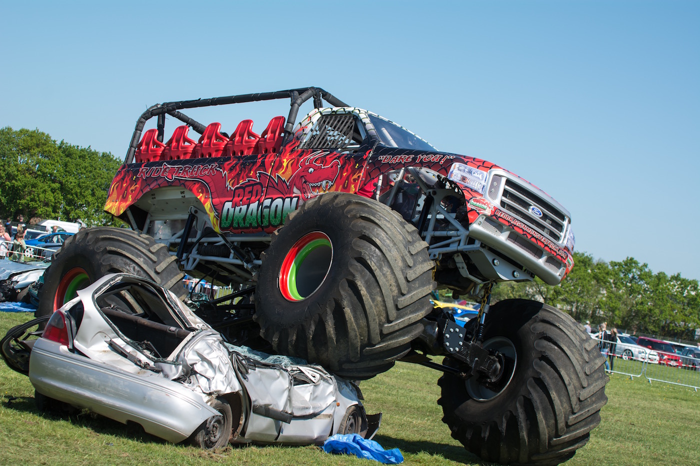 Monster truck joins Midsummer Carnival.
