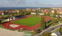 The sports arena at Gutvallen in Visby, the proposed venue for athletics events and football matches during next year’s games. Photo: Gotland 2017 organising committee.