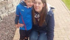 Six year old Jak Watt pictured with his mother Nicole.