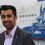 Islands minister Humza Yousaf on a visit to Shetland earlier this month. Photo: Shetnews/Hans J Marter