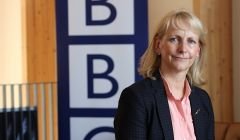 BBC head of programmes Donalda Mackinnon at Mareel on Tuesday - Photo: Hans J Marter/ShetNews