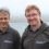 Nick Davison (left) and Andrew Brownlow of the Scottish Marine Strandings Scheme during their two day visit to Shetland this week.