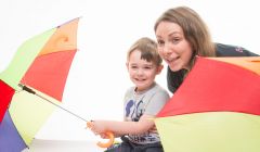 Jenny Teale of Bambeenies, pictured with young Jayden Wishart, is organising Shetland's first ever baby show later this month.