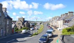 The Upper and Lower Hillhead are among around 30 roads set to be "microsurfaced". Photo: Neil Riddell/Shetnews