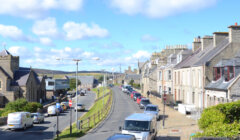 The Upper and Lower Hillhead are among around 30 roads set to be "microsurfaced". Photo: Neil Riddell/Shetnews