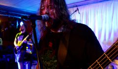 Semperfi frontman Gary Addison as the metallers headlined the Friday night, in what was also the Aberdeen band's final ever gig. Photo: Shetnews/Chris Cope