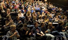 The main cinema was packed for the screening of the Home Made film entries at this year's Screenplay. Photo: Dale Smith