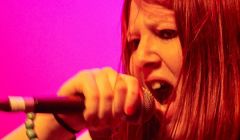 Debi Lisle of UK metal band Tombstone Crow.