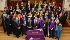The higher education graduation ceremony took place on Tuesday evening in Lerwick.