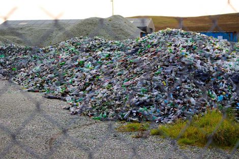 The amenity trust says a backlog of recycled glass will now be dealt with.