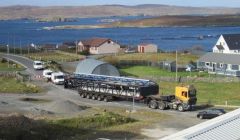 Part of the new plant is being delivered - Photo: Scottish Water