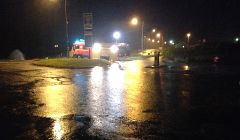 Heavy flooding at Cunningsburgh back in 2014.