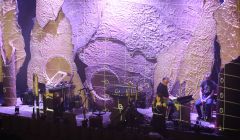 A thought-provoking and stimulating show: Flit during the soundcheck on Wednesday - Photo: Shetland Arts