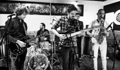Big Time Quell are (l to r): Thomas Jones, Robert Balfour, Jamie Hatch, Chris Cope, Norman Willmore