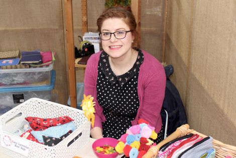 Merrymaking Sewing's Jill Hood is one of 27 first-time exhibitors. Photo: Chris Cope/ShetNews