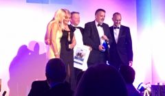 Representatives of Northwards picking up a prize at the UPN awards.