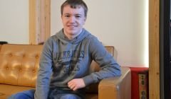 18 year old Regan Williamson has gone into business by launching Klueless Media. Photo: Shetland News/Neil Riddell