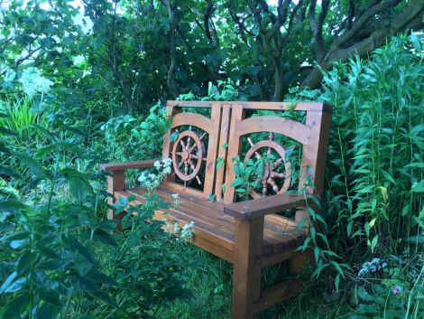 The artwork given to Hilde and Pete Bardell by space2face as part of the restorative justice process. Photo: Clair Aldington/space2face.