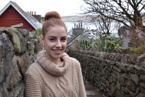 Local singer-songwriter Lisa Ward. Photo: Shetland News / Neil Riddell