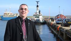 Lerwick North council hopeful John Fraser. Photo: Shetland News/Neil Riddell