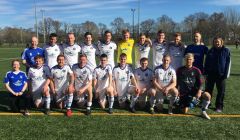 The Shetland squad who saw off the Western Isles in Dingwall on Saturday. Photo courtesy of Shetland Football Association.