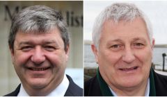 Northern Isles MP Alistair Carmichael and Highlands and Islands list MSP John Finnie of the Scottish Greens.