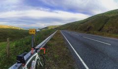 A minority of drivers are still causing 'scary' near misses on main roads in Shetland, say local cyclists. Photo: Robert Wishart.