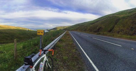 A minority of drivers are still causing 'scary' near misses on main roads in Shetland, say local cyclists. Photo: Robert Wishart.