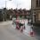 Roadworks are in place while the SIC installs traffic calming measures in Lerwick town centre. Photo: Shetland News / Chris Cope