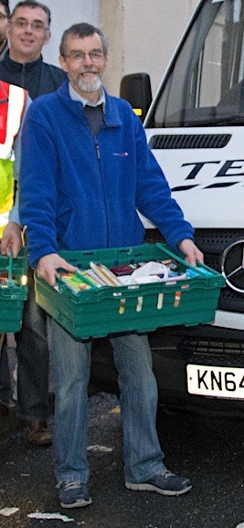 David Grieve of the Shetland Foodbank.