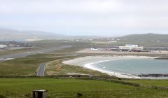 Sumburgh Airport.