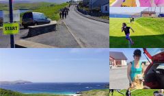 A collage of images from the Burra fun run. Photo: Merran Nugent