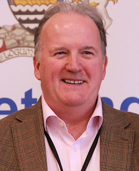 A pleased Davie Sandison following his commanding victory in Shetland Central. Photo: Shetland News/Hans J. Marter.