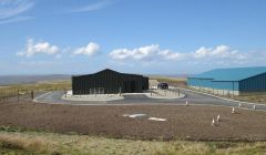 Whalsay's new water treatment plant. Photo: Scottish Water