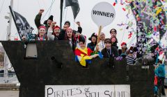 The Pirates of Yell Sound was voted the winning float. All photos: Steven Johnson
