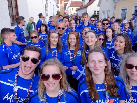 Some of the team just before entering the park for the official opening of Gotland 2017.