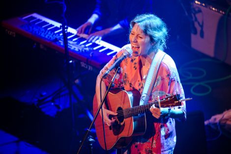 The Mareel audience enjoyed an "intimate and intense" performance from Martha Wainwright on Wednesday night. Photo: Steven Johnson