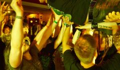Heavy Metal Buffet's Shetland Rock Festival in typically energetic form back in 2014. Photo: Chris Brown