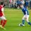Sam Maver scored the first of Shetland's two goals on Saturday. Photo: Steven Johnson.