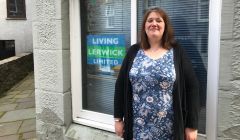 Living Lerwick's BID manager Christena Irvine. Photo: Shetland News/Neil Riddell.