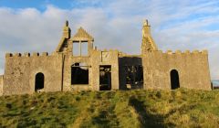 The Windhouse sits on top of a hill in Mid Yell. Photo: Shetland News