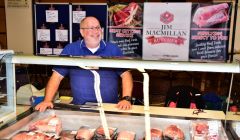 Jim Macmillan's butchery stall at this year's food festival. Photo: Mark Berry.