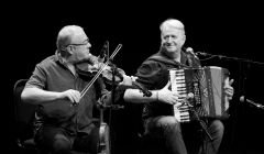 Aly Bain and Phil Cunningham delivered another night of mirth and music at Mareel on Friday. Photo: Dale Smith.