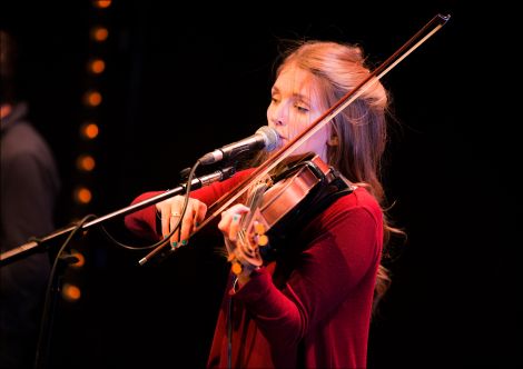 Fiddler Hannah Fisher.