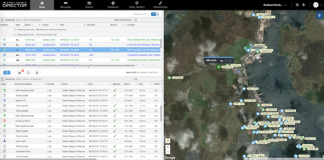A screenshot of the monitoring system in action.