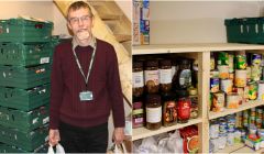 Shetland Foodbank manager David Grieve. Photos: Chris Cope/Shetland News